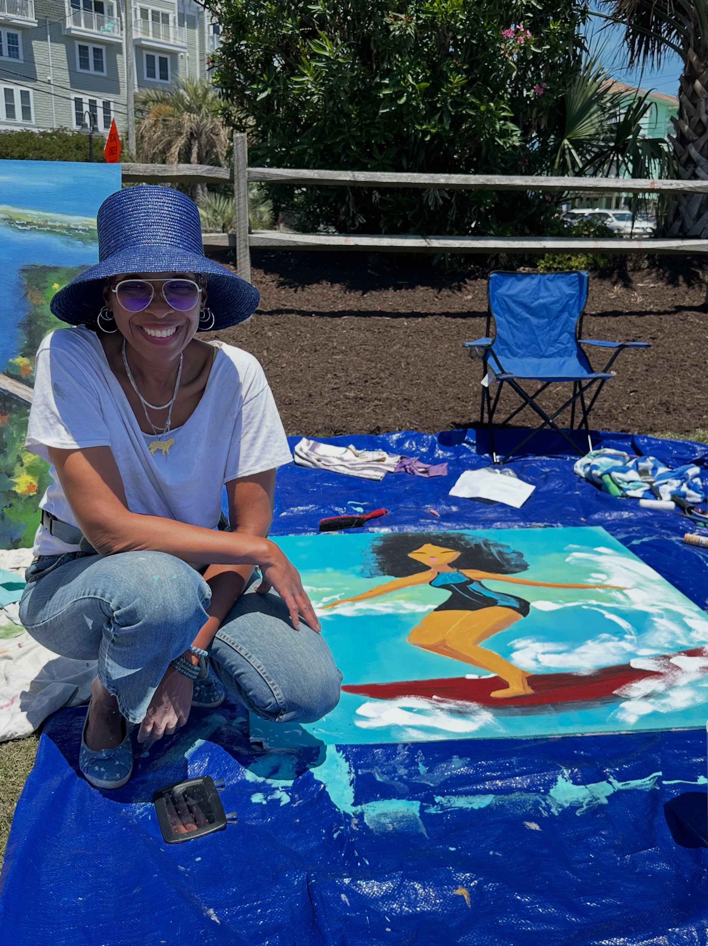 Lori's Mural at Carolina Beach Mural Fest 2026